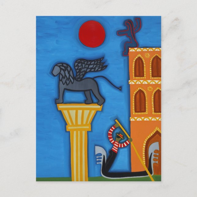 The Great Lion of Venice 2006 Postcard (Front)