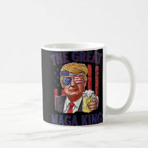 The Great Maga King Fun Trump Beer US Flag Ultra M Coffee Mug