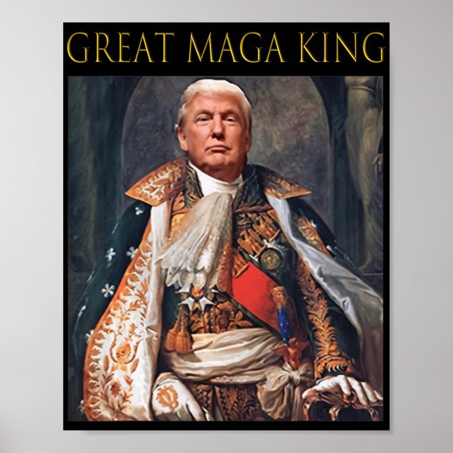 The Great Maga King Fun Trump Ultra Maga King  Poster (Front)