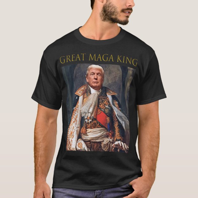 The Great Maga King Fun Trump Ultra Maga King  T-Shirt (Front)