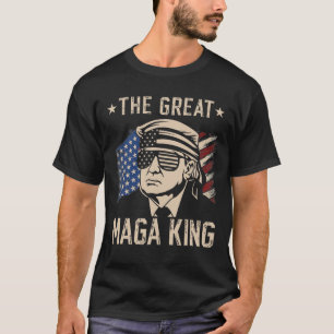 The Great Maga King Funny Trump Ultra Maga And Pro T-Shirt