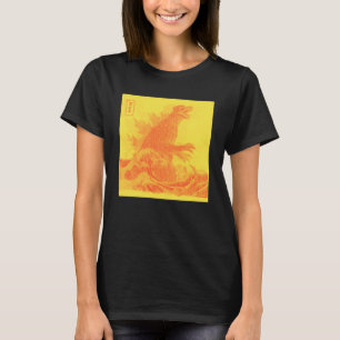The Great Monster Off Kanagawa TeamGodzilla Trippy T-Shirt