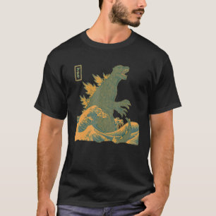 The Great Monster Off Kanagawa Wave Goldish TeamGo T-Shirt