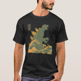The Great Monster Off Kanagawa Wave Goldish TeamGo T-Shirt