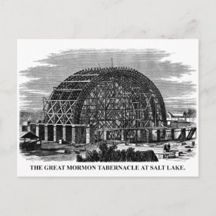 The Great Mormon Tabernacle at Salt Lake Postcard