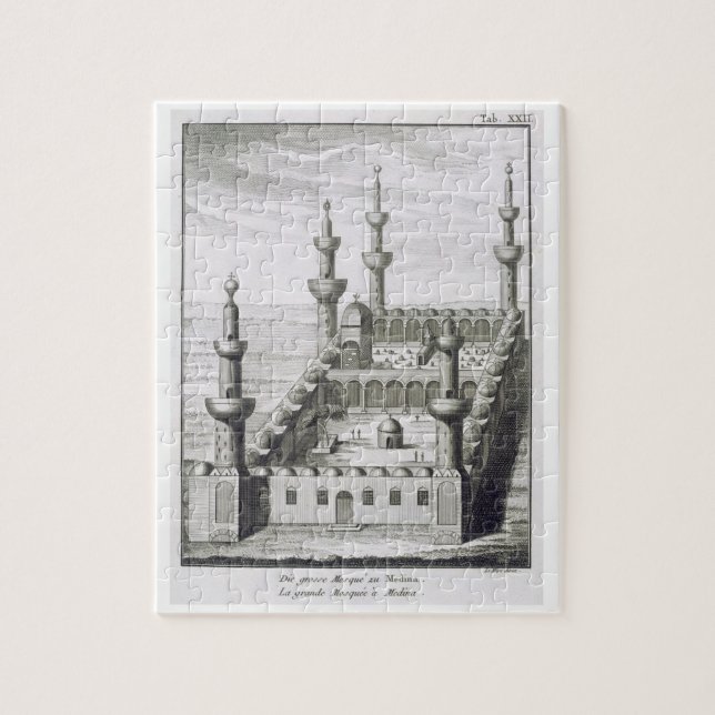 The Great Mosque at Medina, from 'Voyages en Arabi Jigsaw Puzzle (Vertical)