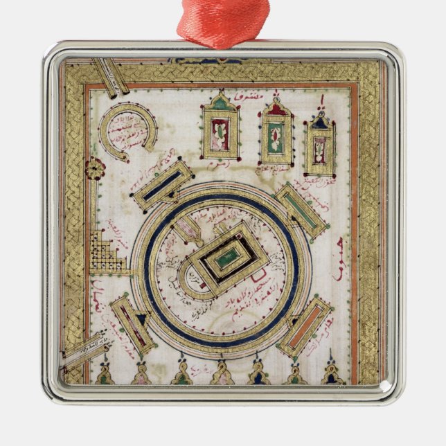 The Great Mosque of Mecca Metal Tree Decoration (Front)