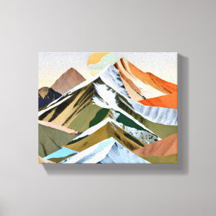 The Great Mountain Ranges Canvas Print