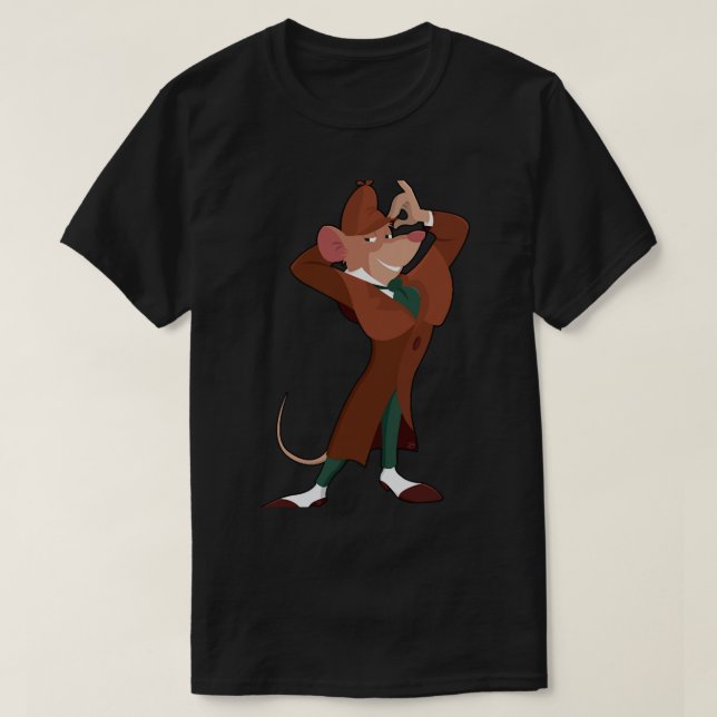 The Great Mouse Detective Basil  .png T-Shirt (Design Front)