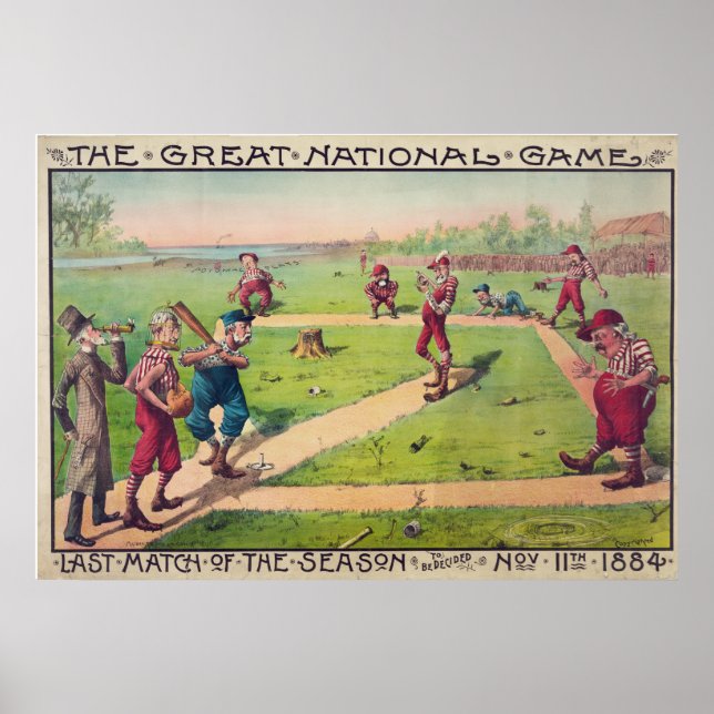 The Great National Game Last Match of the Season Poster (Front)