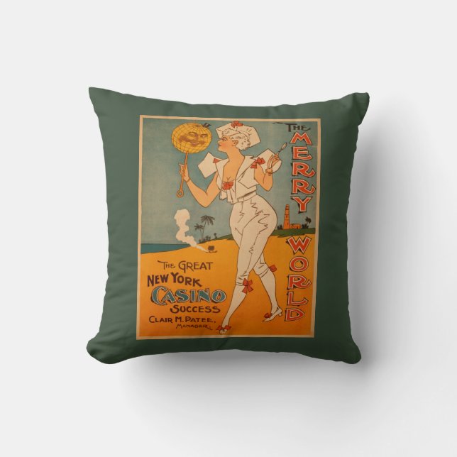 The Great New York Casino Success Theatre Cushion (Front)