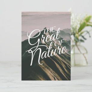 the great of nature holiday card