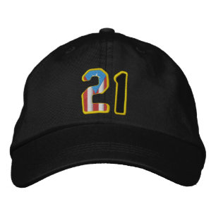 The Great One Number 21 Embroidered Baseball Cap