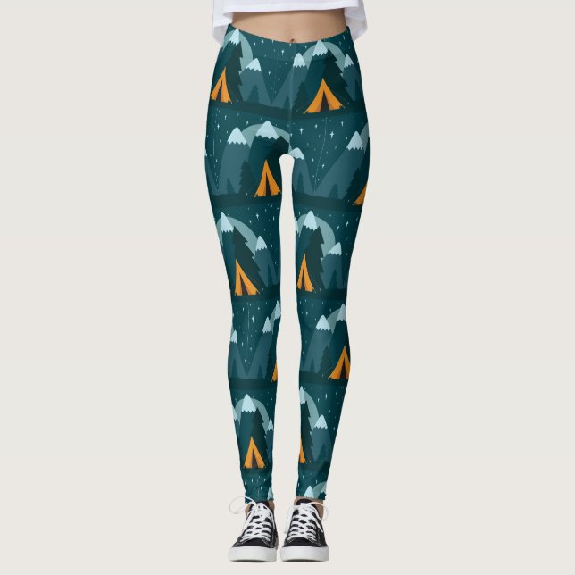 The Great Outdoors Camping Leggings (Front)