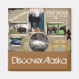 The Great Outdoors in Alaska Magnet