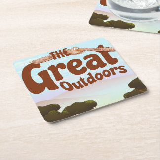The Great Outdoors Square Paper Coaster