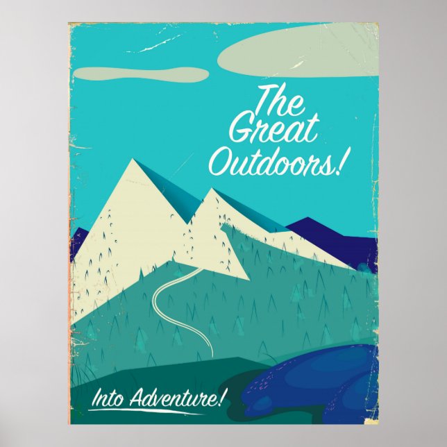 The Great Outdoors vintage poster (Front)