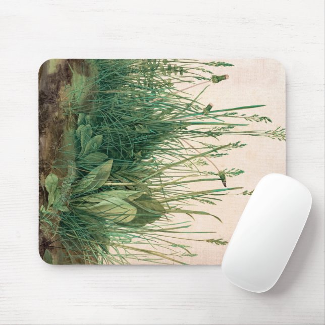 The Great Piece of Turf, 1503 by Albrecht Durer Mouse Mat (With Mouse)