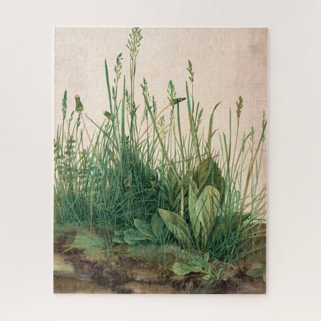 The Great Piece of Turf by Albrecht Durer Jigsaw Puzzle (Vertical)
