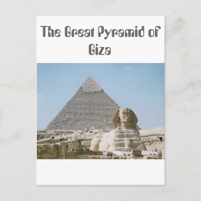 The Great Pyramid of Giza Postcard (Front)