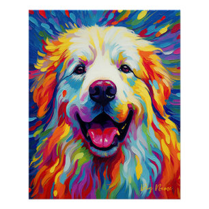 The Great Pyrenees Dog 002 - Zetton Ziana Poster