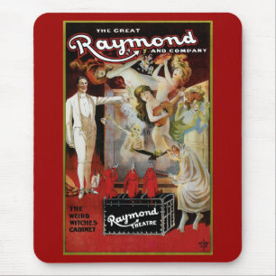 The Great Raymon ~ Weird Witches Cabinet Mouse Mat