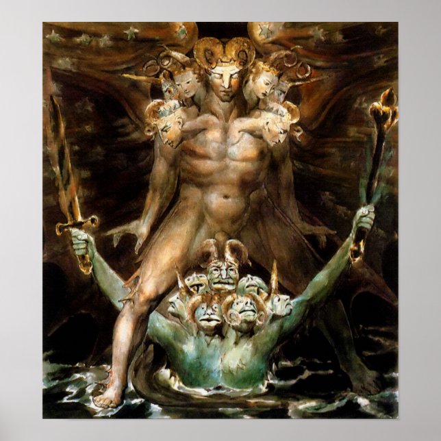 The Great Red Dragon and the Beast from the Sea Poster (Front)