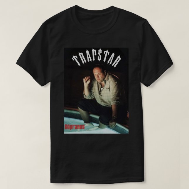 The Great Retro First Day Of Trapstar Sopranos Mus T-Shirt (Design Front)