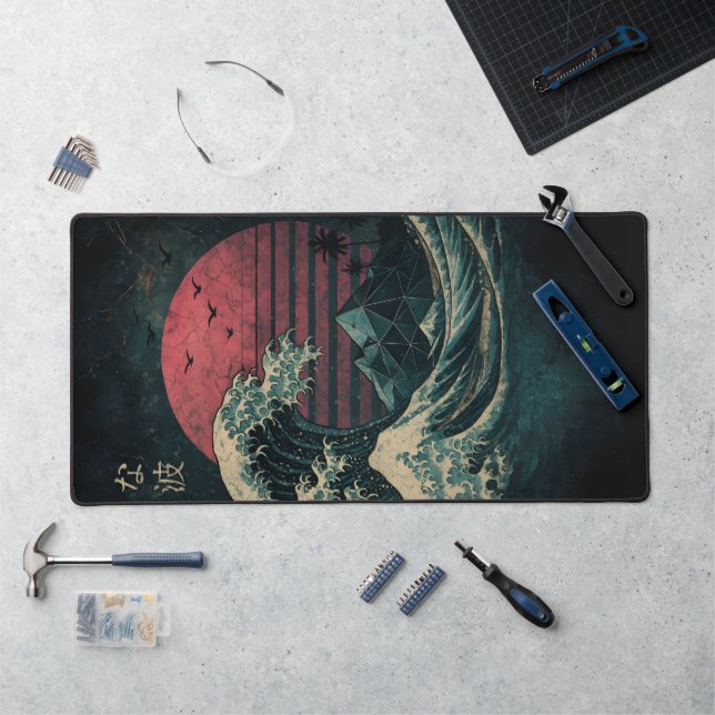 The Great Retro Wave Classic Desk Mat (Workstation)