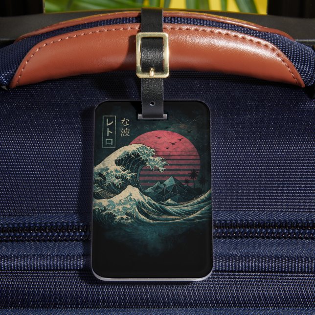 The Great Retro Wave Classic Luggage Tag (Front Insitu 2)