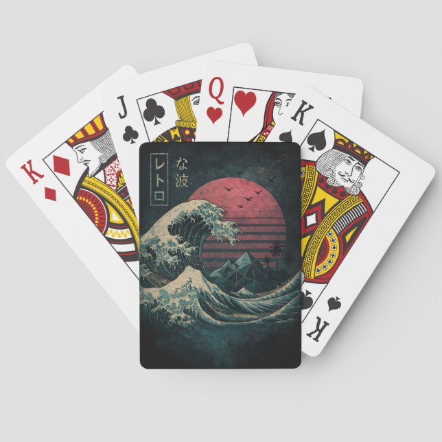 The Great Retro Wave Classic Playing Cards (Back)