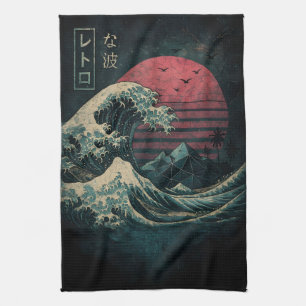The Great Retro Wave Classic Tea Towel