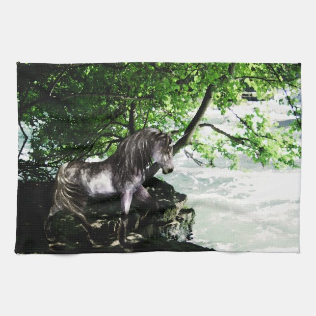 The Great River Divide Kitchen Towel (Horizontal)