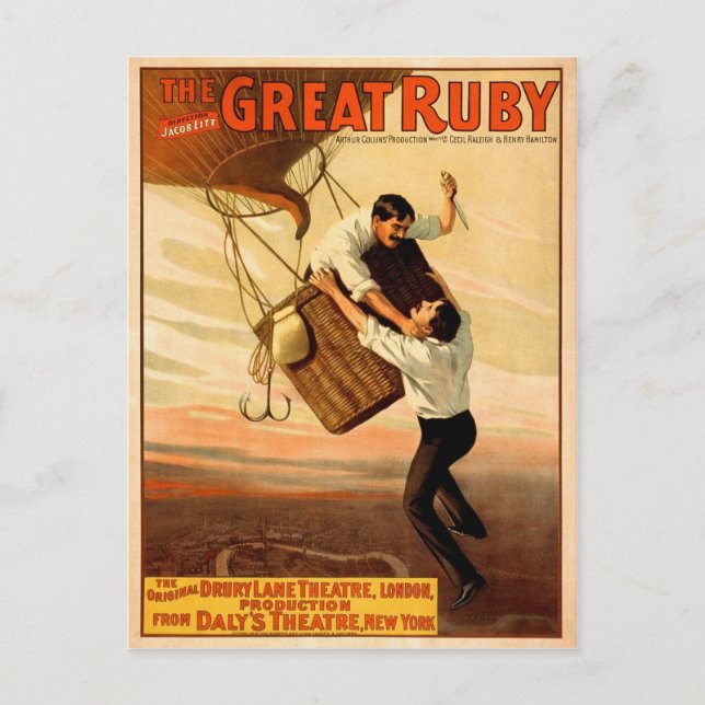 The Great Ruby, 1899 Postcard (Front)