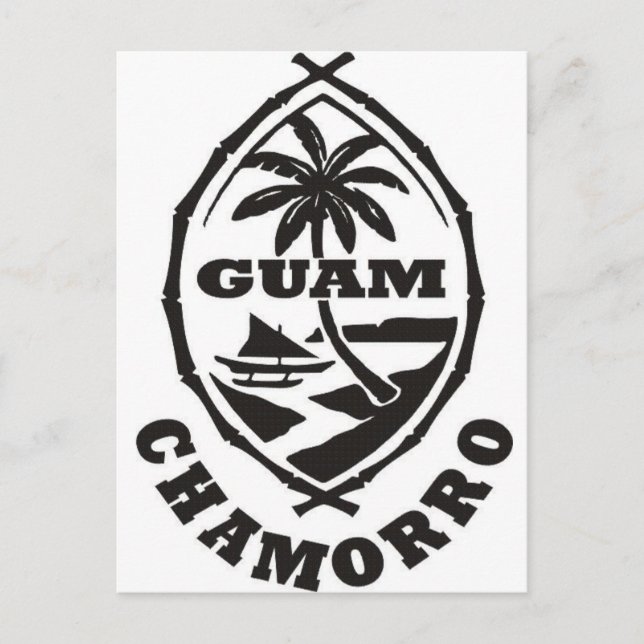 The great seal of Guam Postcard (Front)