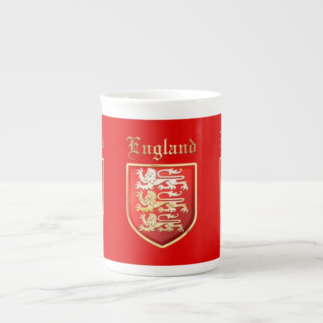 The Great Seal of King Richard the Lionheart Bone China Mug (Front)