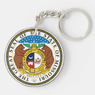 The Great Seal of Missouri state Key Ring