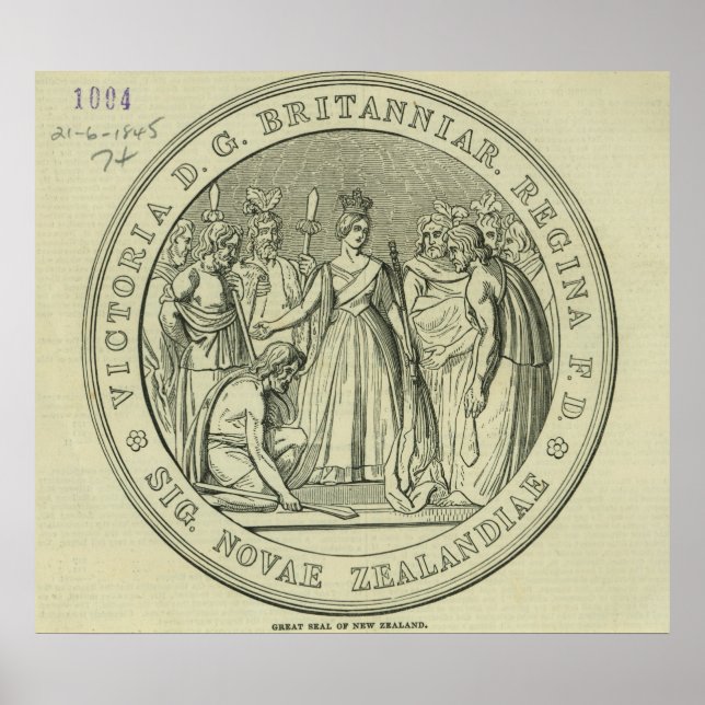 The Great Seal of New Zealand Poster (Front)