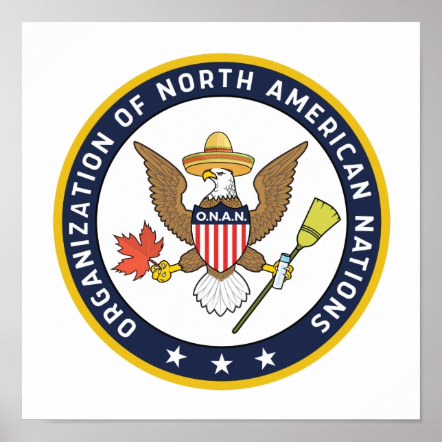 The Great Seal of O.N.A.N. - Infinite Jest Poster (Front)