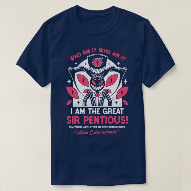 The Great Sir Pentious Emblem T-Shirt (Design Front)