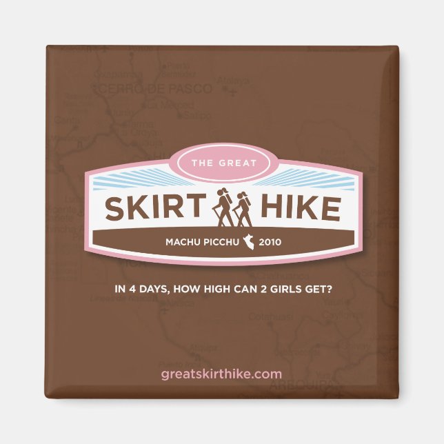 The Great Skirt Hike Magnet (Front)