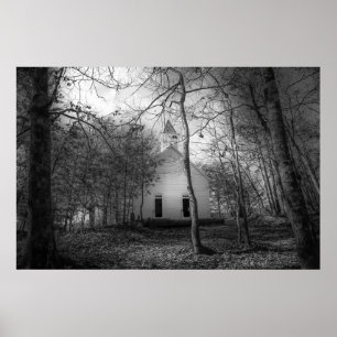 The Great Smoky Mountains Cades Cove Old Church Poster