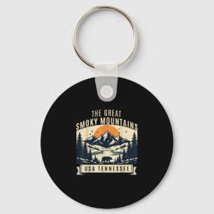 The great smoky mountains tennessee national park key ring
