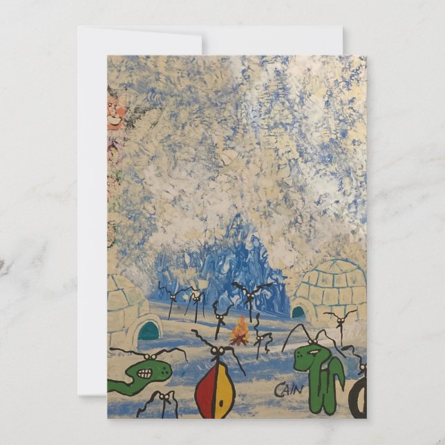 THE GREAT SNOWSTORM THANK YOU CARD (Front)