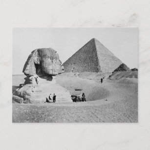 The Great Sphinx, 1877 Postcard