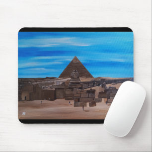 The Great Sphinx and the Pyramid of Khafre Mouse Mat