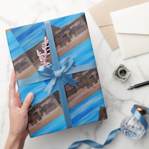 The Great Sphinx and the Pyramid of Khafre Wrapping Paper