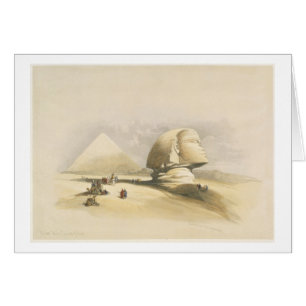 The Great Sphinx and the Pyramids of Giza, from "E