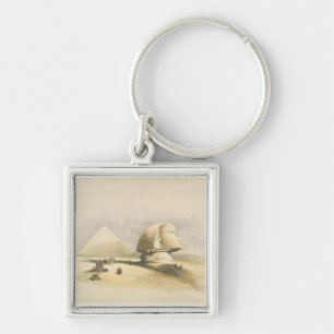 The Great Sphinx and the Pyramids of Giza, from "E Key Ring