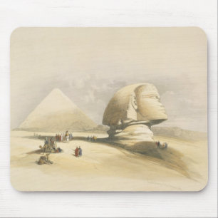 The Great Sphinx and the Pyramids of Giza, from "E Mouse Mat